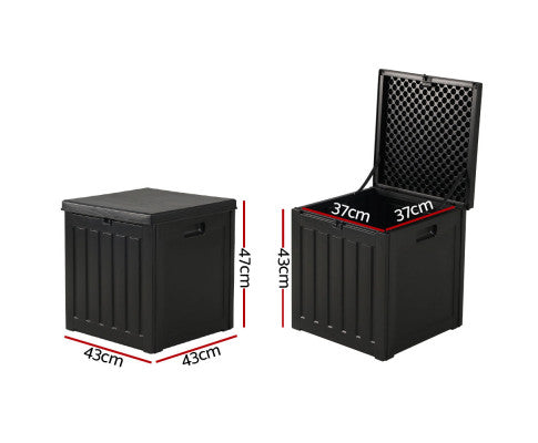 80 L outdoor storage box dimensions