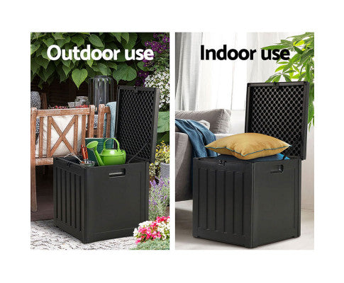 Storage box for indoor and outdoor