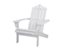 Outdoor Sun Lounge Beach Chairs Table Setting Wooden Adirondack Patio - White, Patio Furniture Set