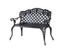 Gardeon Garden Bench Patio Porch Park Lounge Cast Aluminium Outdoor Furniture