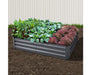 Galvanised Steel Garden Bed Aluminun Grey for Vegetables