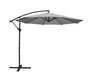 3M Outdoor Furniture Garden Umbrella Grey