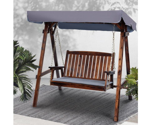 Outdoor Garden Wooden Design Swing Chair