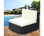 3 pc Outdoor Furniture Sofa On the Pool Side