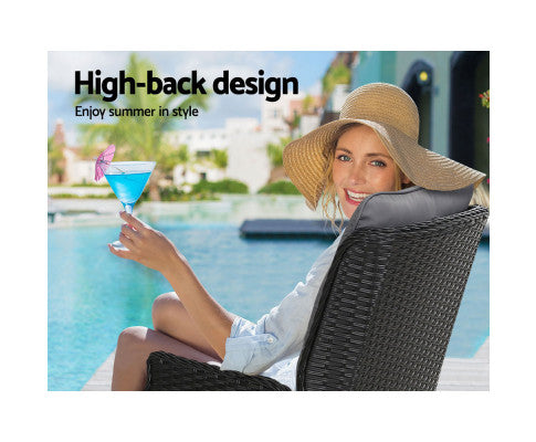 Outdoor Furniture w/ High Back