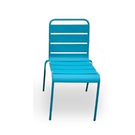 8 Slats Cancun Chair Blue