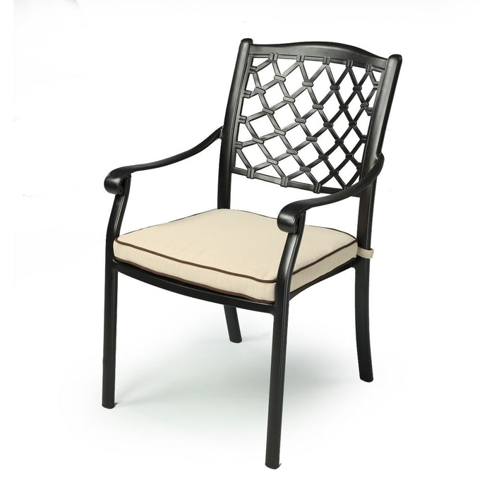 positano chair with cream cushion