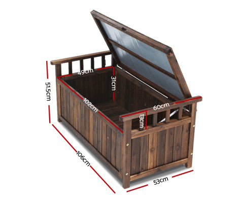 Outdoor wooden storage box dimensions