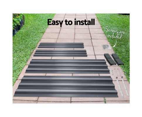 Easy to Install Galvanised Steel Garden Bed