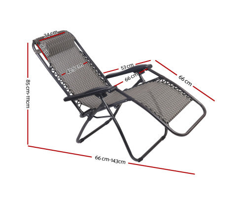 Gravity/Recliner Chair Detailed Measurement
