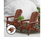 Garden Adirondack Chairs and Table Set