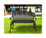 Cast Aluminium Outdoor Bench For Different Types of Seasons