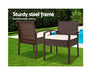Outdoor Furniture w/ Sturdy Steel Frame