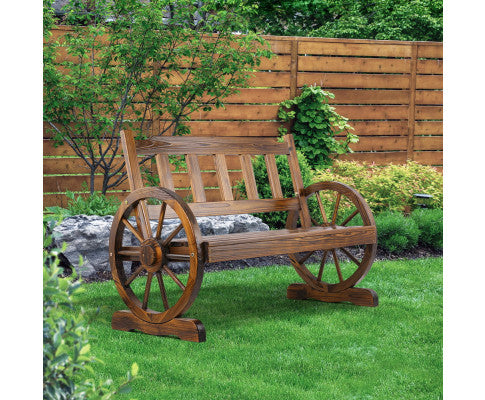 Outdoor garden wagon bench chair