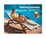 Wooden Sun Lounge Setting with Relaxing Armrest