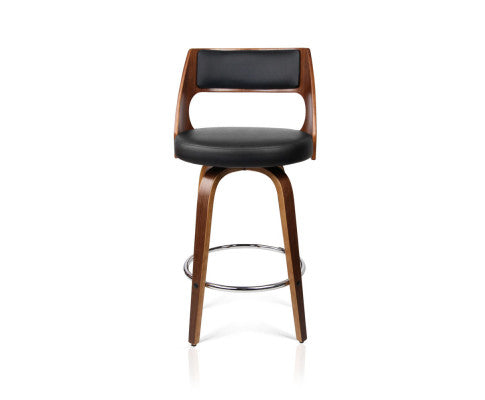 Black Bar Stool Front View 