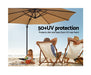 50+ UV Protected Outdoor Umbrella