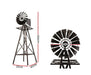 Garden Windmill Metal Ornament Dimensions