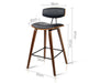Dimension of the PU Leather Bar Stool