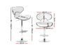 Dimensions of the Bar Stool with PU Leather Gas Lift