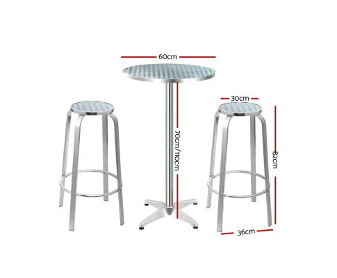 Table and Stool Dimensions