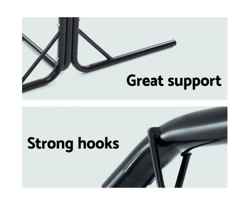 Swing Hammock W/ Stand & Strong Support Hooks