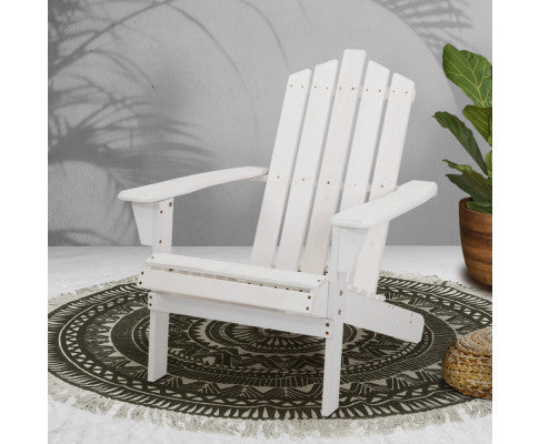 White Sun Lounge Chair for Garden