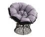 Papasan Chair  with Grey Cushion