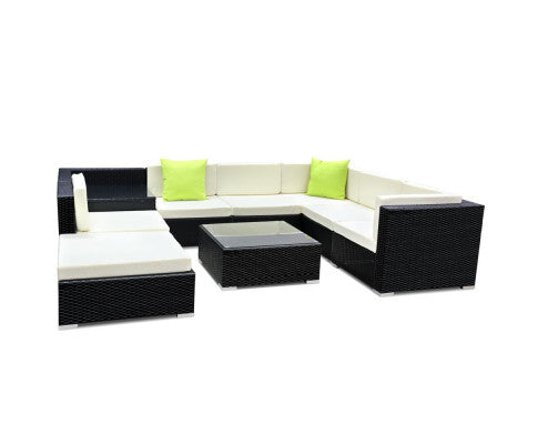 9 Pc sofa set garden furniture
