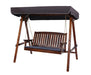 Gardeon Wooden Swing Chair Garden Bench Canopy 3 Seater