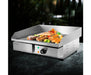 Electric Griddle with Food