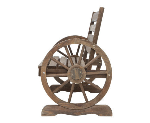 Garden wagon chair wheel design