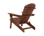 Support Back View of the Wooden Adirondack Chair