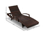 Dimensions of Sun Lounge Outdoor Furniture