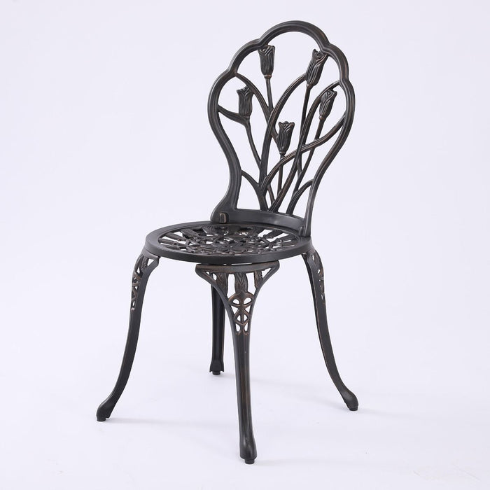 Dominique cast iron garden chair