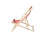 Wooden Beach Chair Smooth Curved Edges