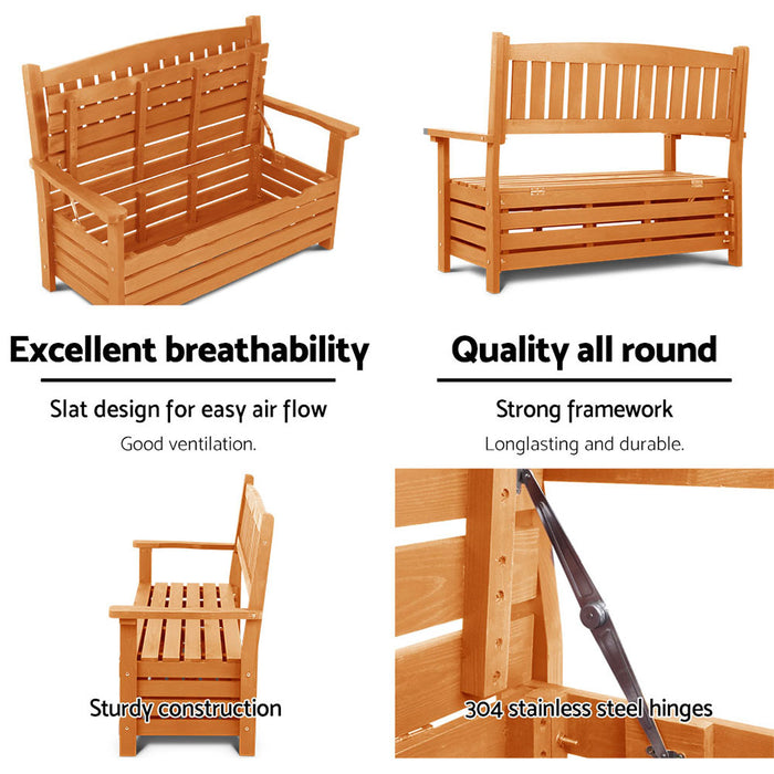 Wooden Garden Chair Storage Key Features