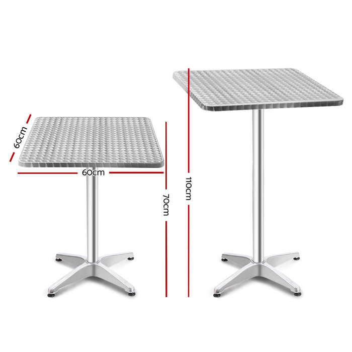 Outdoor Square Table Dimensions