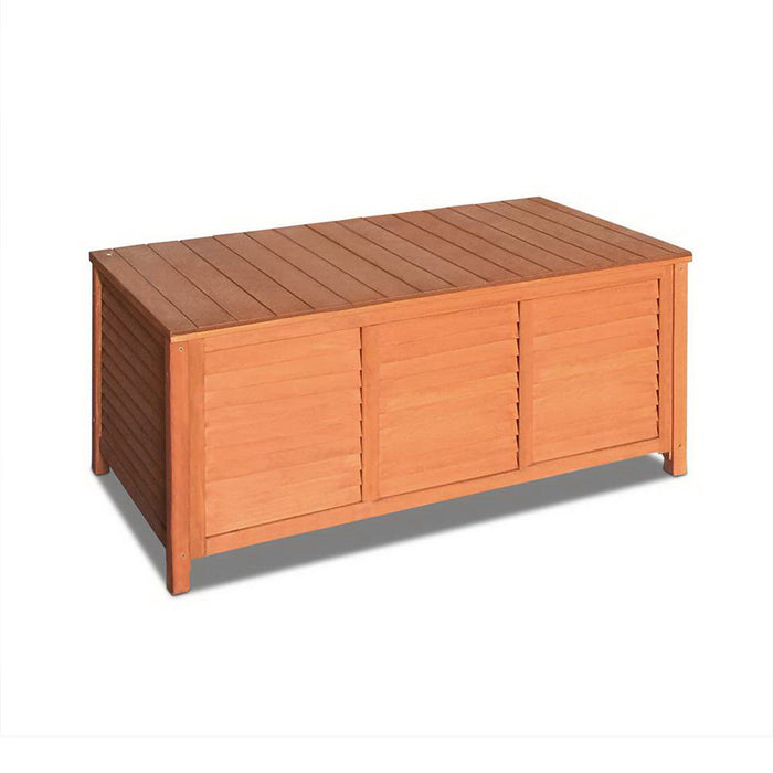 Outdoor Fir Wooden Storage Bench