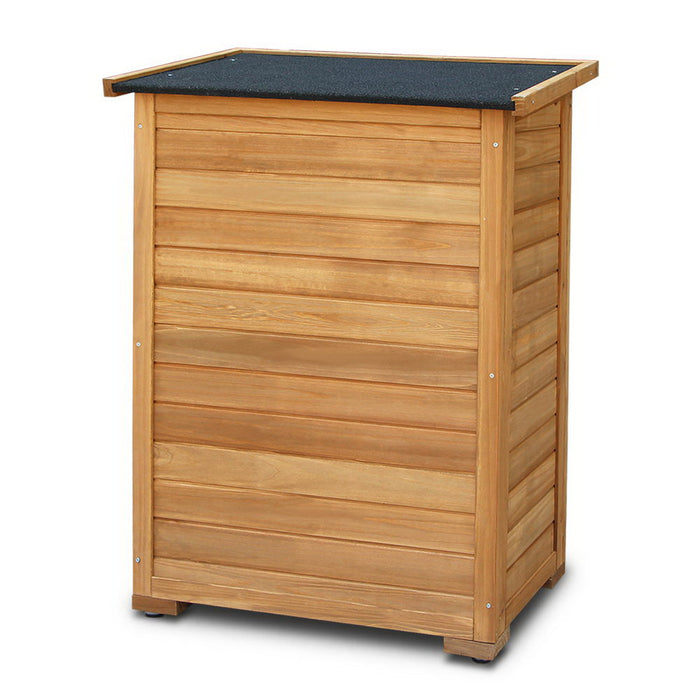 Fir Wood Garden Storage Cabinet