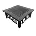 Fire Pit BBQ Table Grill Outdoor Garden Wood Burning Fireplace Stove Rich text editor
