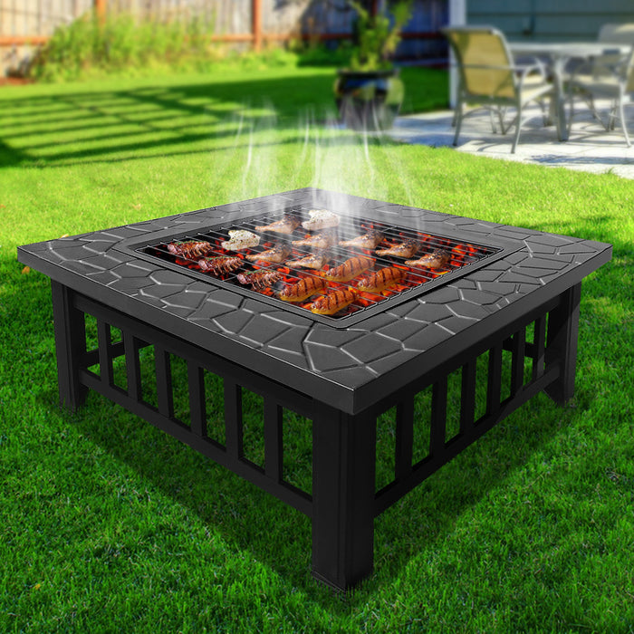 Outdoor Garden BBQ Grill/ Firepit 