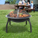 Outdoor Garden BBQ Grill w/ Mesh Dome
