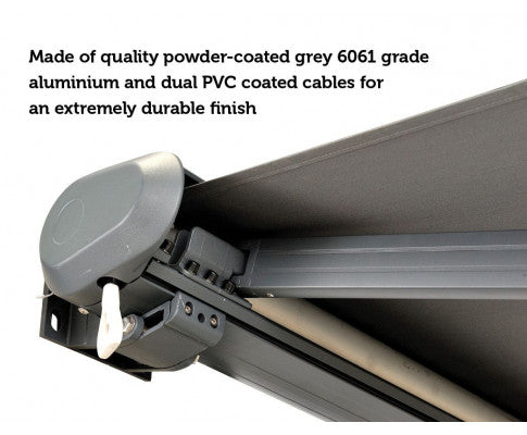 Powder Coated Grey Dual PVC Cables