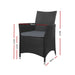 Outdoor Bistro Chair Dimensions
