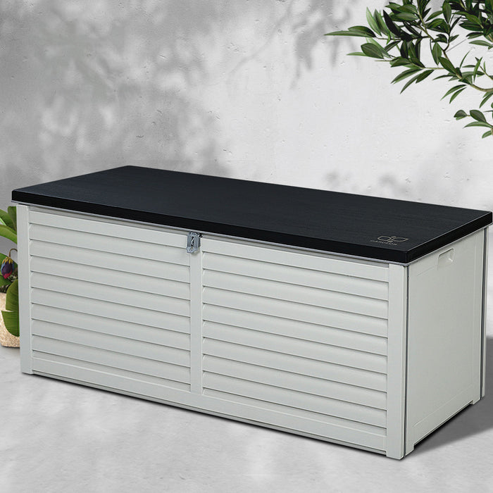 Gardeon Outdoor Storage Box Bench Seat Toy Tool Sheds 390L