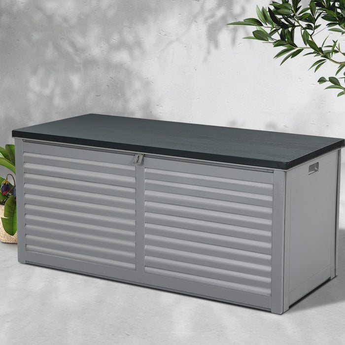Gardeon Outdoor Storage Box Bench Seat Garden Sheds Chest 490L