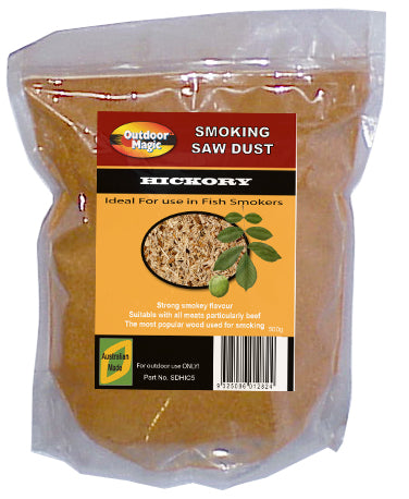 Hickory Smoking Saw Dust - 500g for your BBQ needs 
