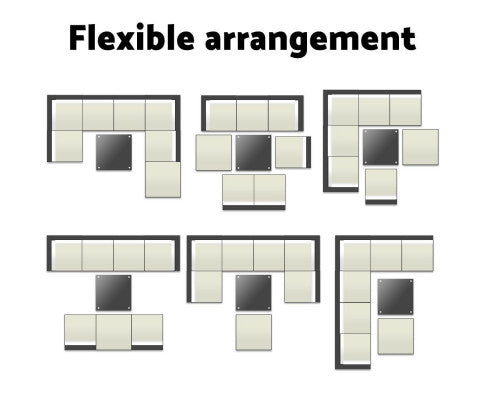 8 pc Sofa Set Arrangement for Different Arrangement Types