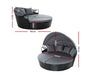 Dimensions of  Gardeon Outdoor Lounge Setting Patio Furniture Sofa Wicker Garden Rattan Set Day Bed 